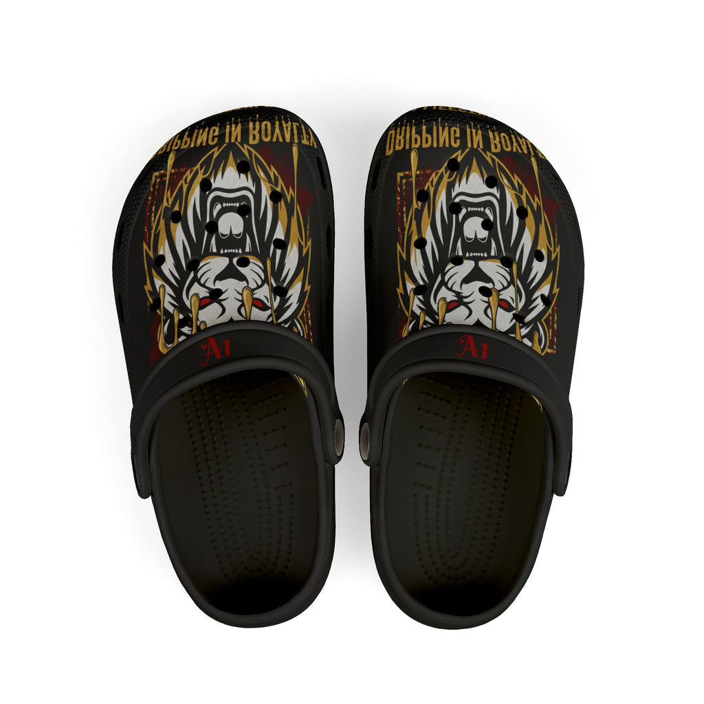 Kids A1 Lifestyle Co. Black Clogs