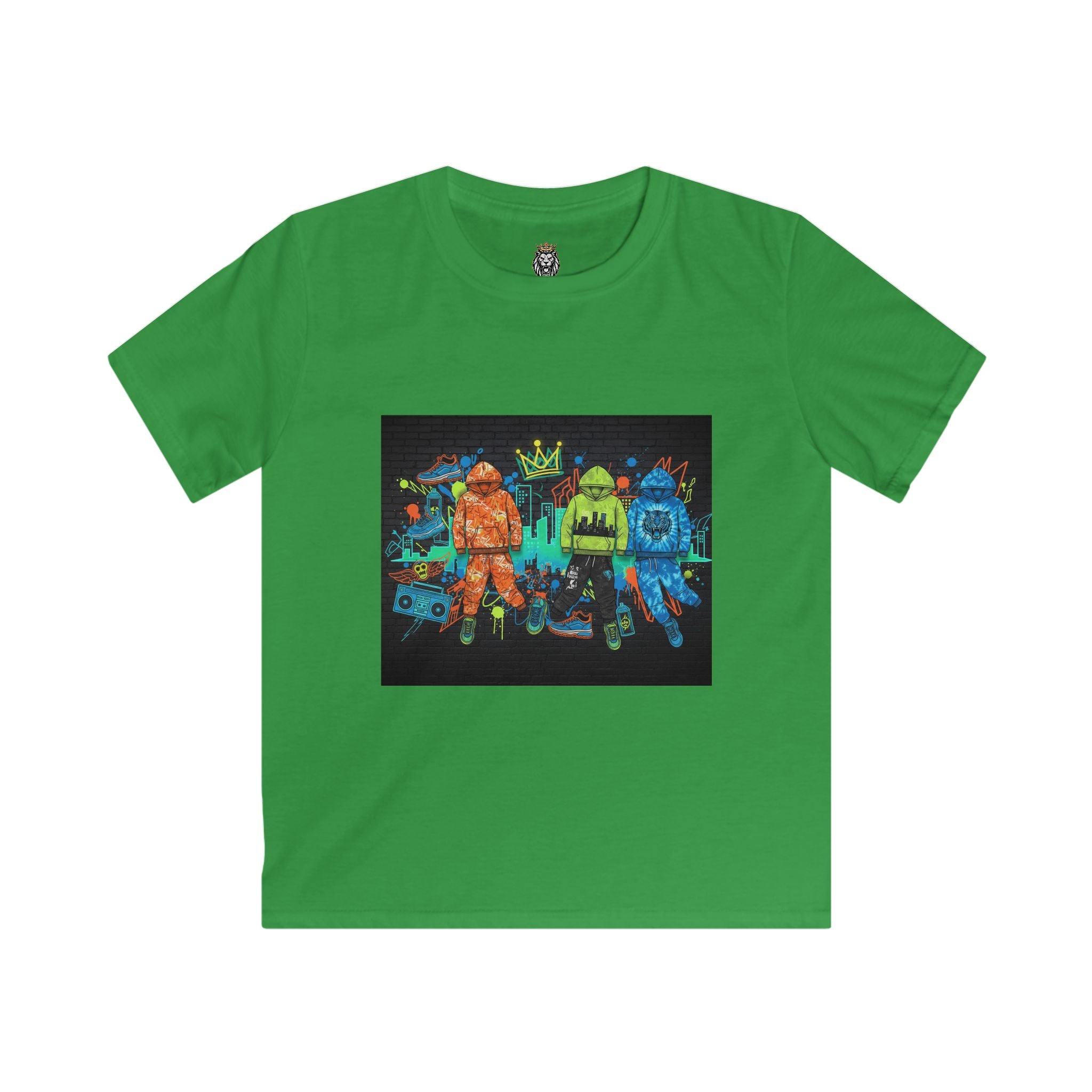 Kids Tee — Neon Astronauts Space Adventure A1 Lifestyle Co. Graphic Shirt