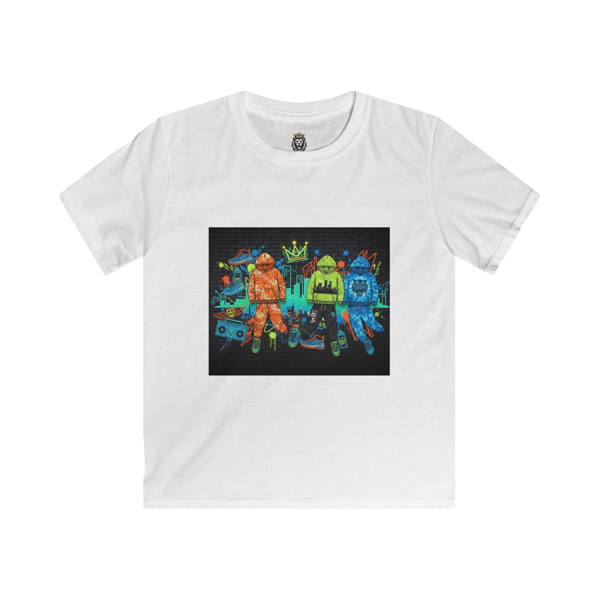 Kids Tee — Neon Astronauts Space Adventure A1 Lifestyle Co. Graphic Shirt