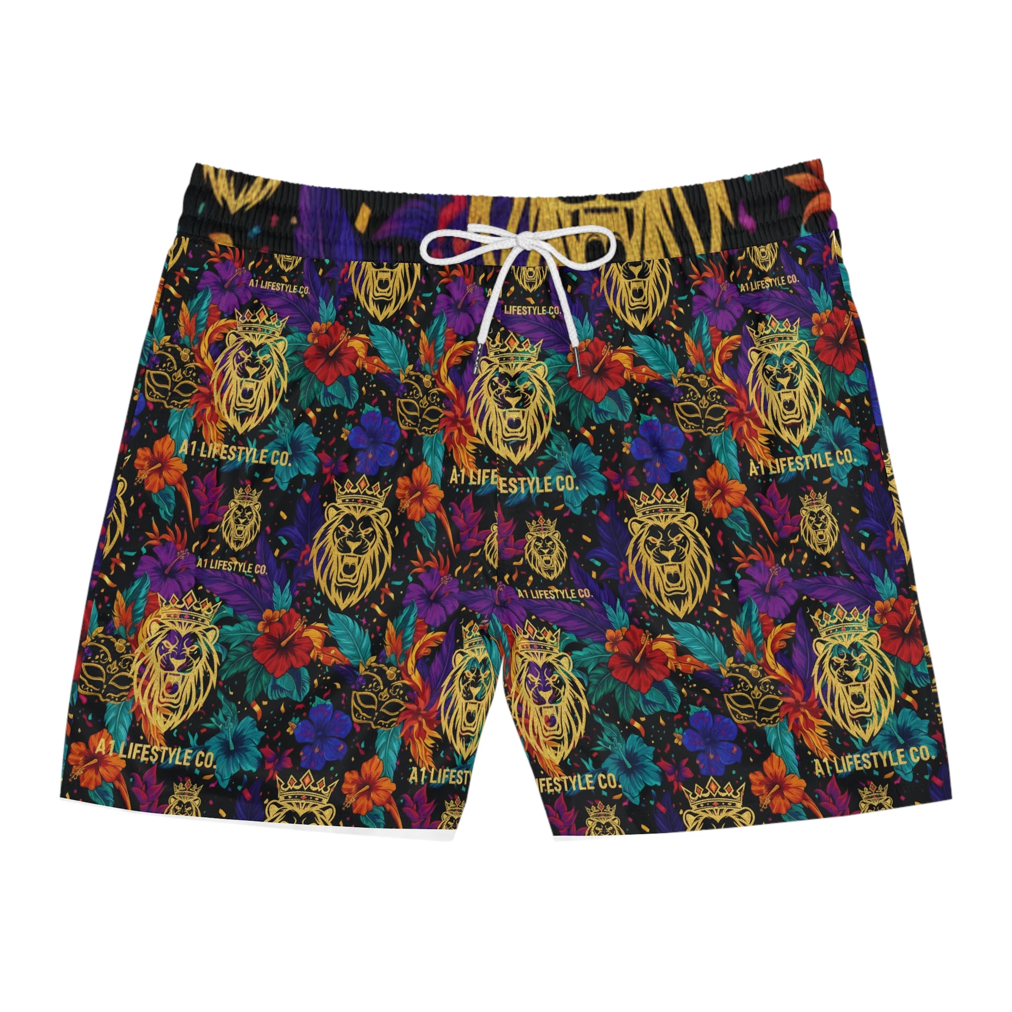 A1 Lifestyle Co. Men's Tropical Swim Shorts
