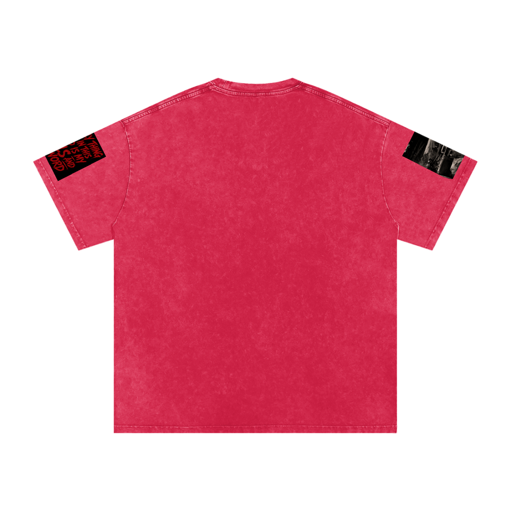 A1 Lifestyle Co. Snow Washed Oversized Cotton T-Shirt