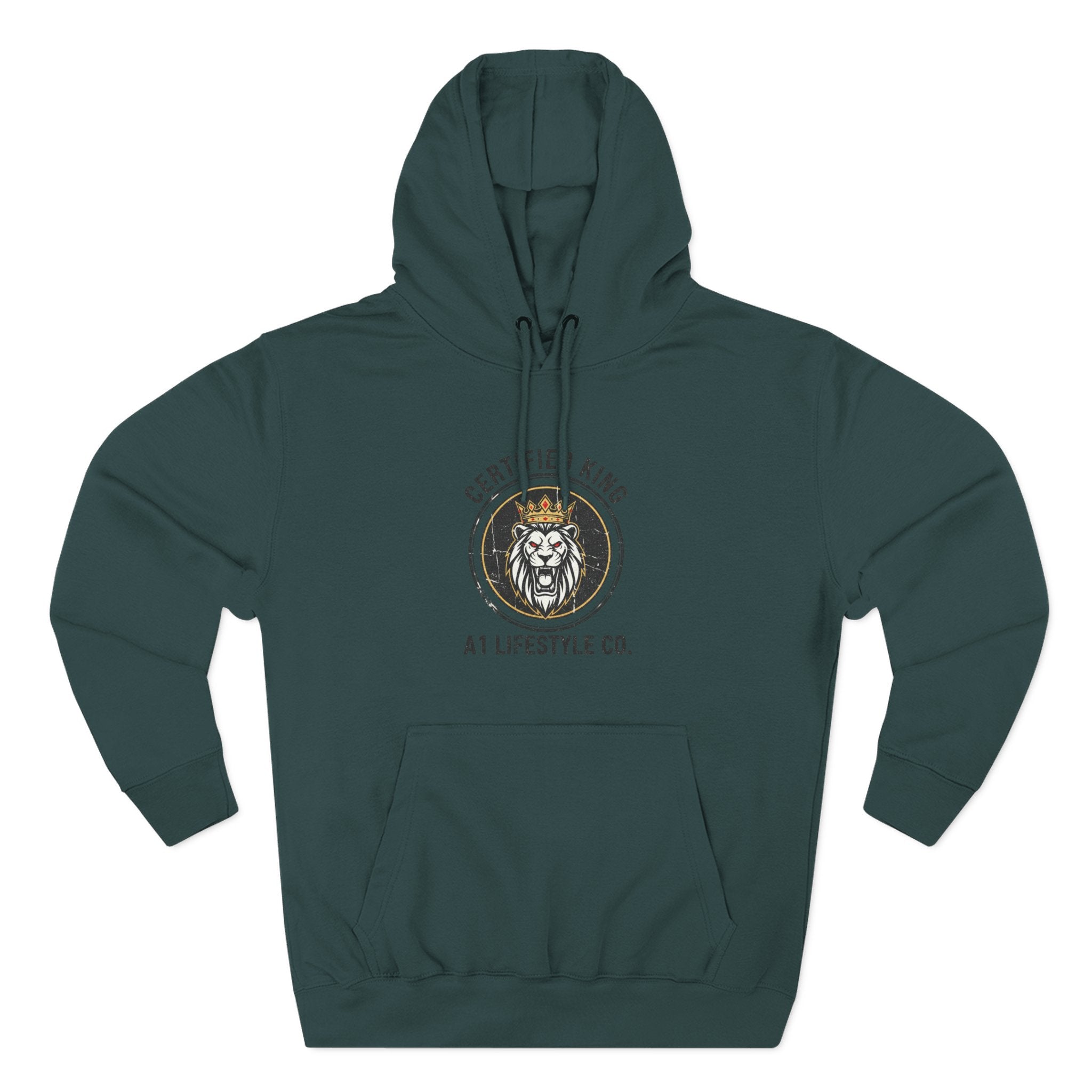 Certifies — A1 Lifestyle Co. Crowned Lion Graphic Pullover