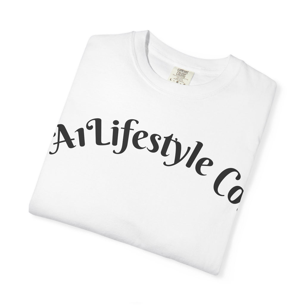 Mens Garment-Dyed Iced Out Skeleton A1 Lifestyle Co. T-shirt