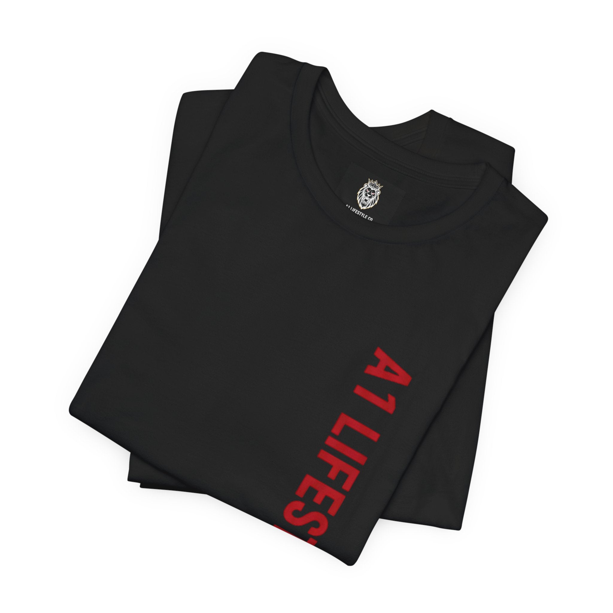 A1 Lifestyle Co. Dice Stack Graphic Tee — Retro Red Gaming T-Shirt