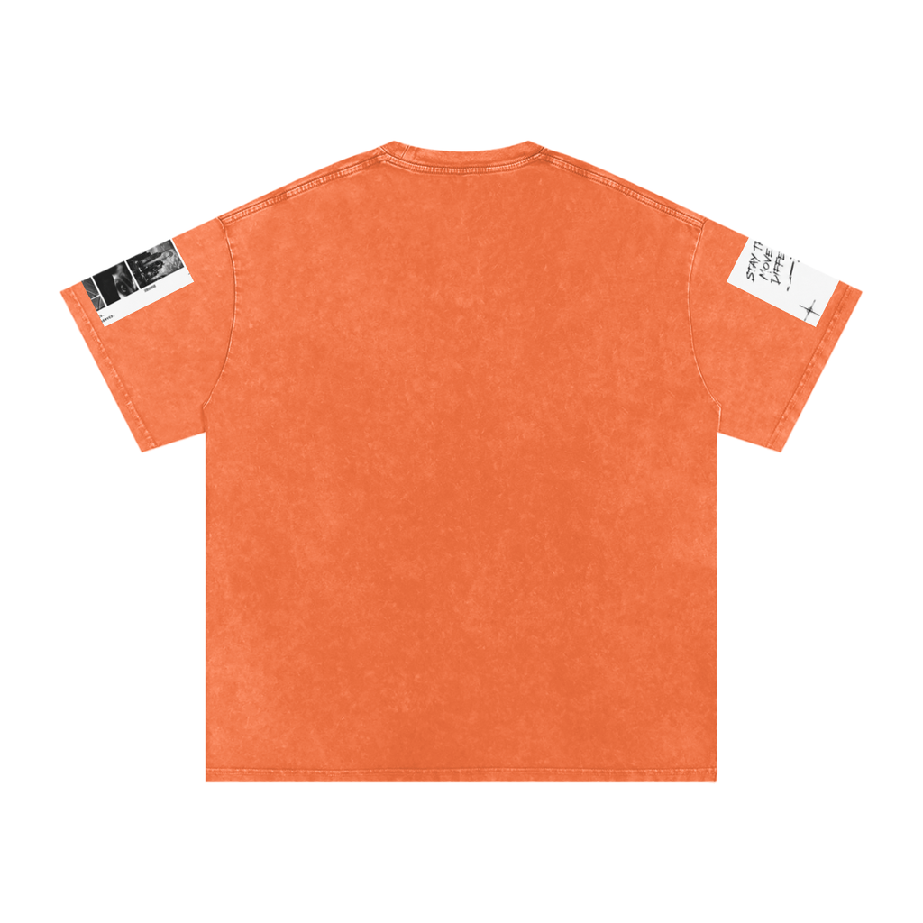 A1 Lifestyle Co. Snow Washed Oversized Cotton T-Shirt