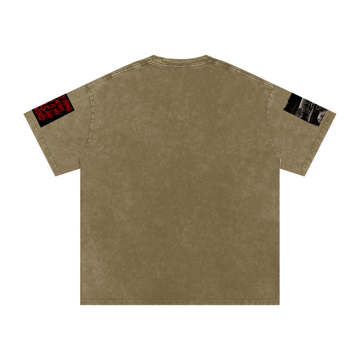 A1 Lifestyle Co. Snow Washed Oversized Cotton T-Shirt