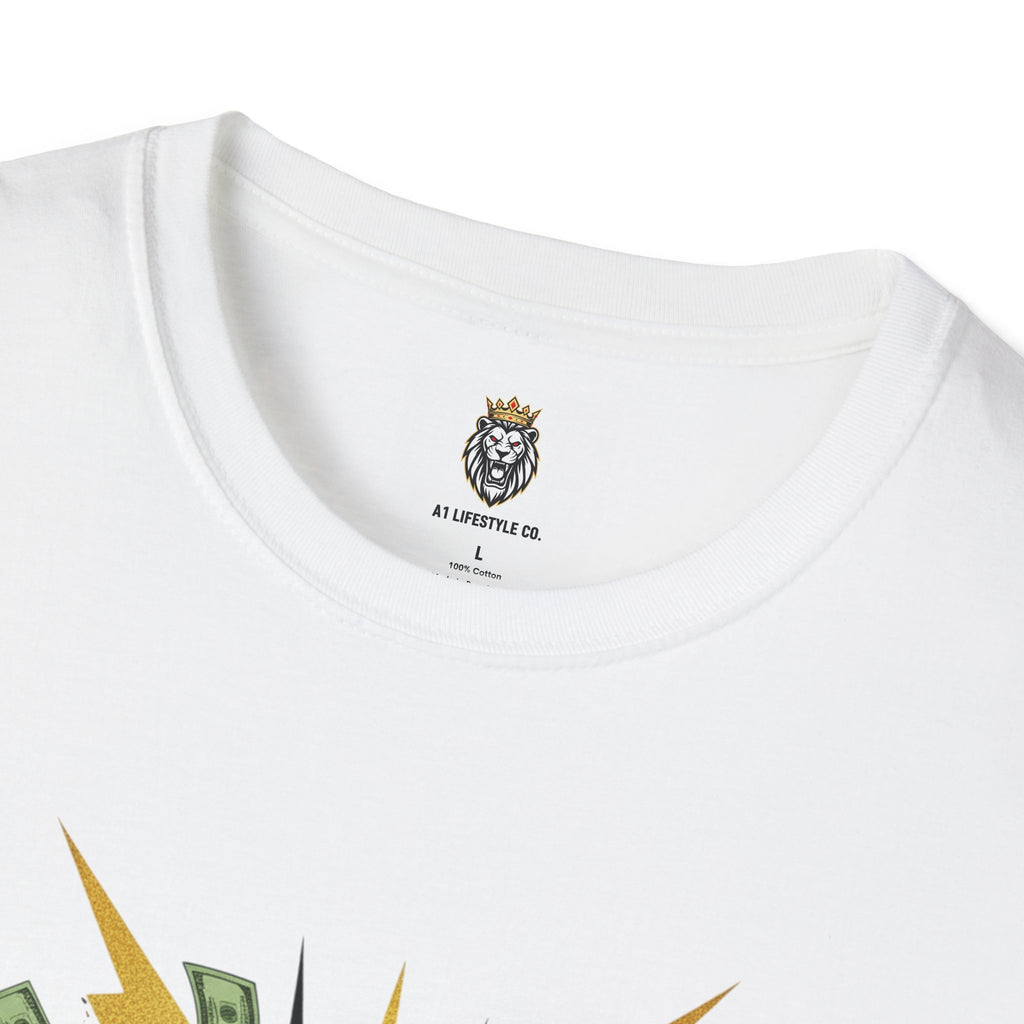 Inspirational Graphic T-Shirt — "Bet On Yourself Every Time" Crown Design