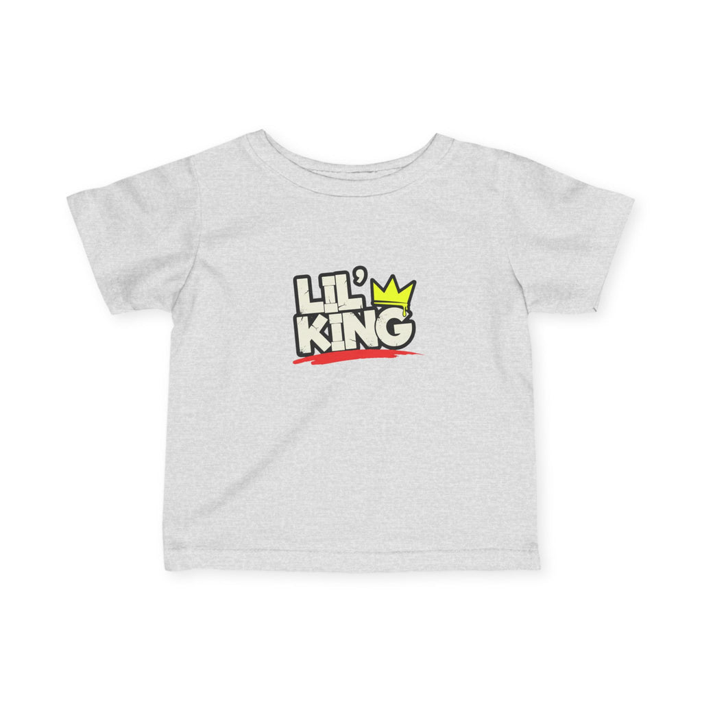 Infant Tee - "Lil' King" Crown Graphic Baby Shirt