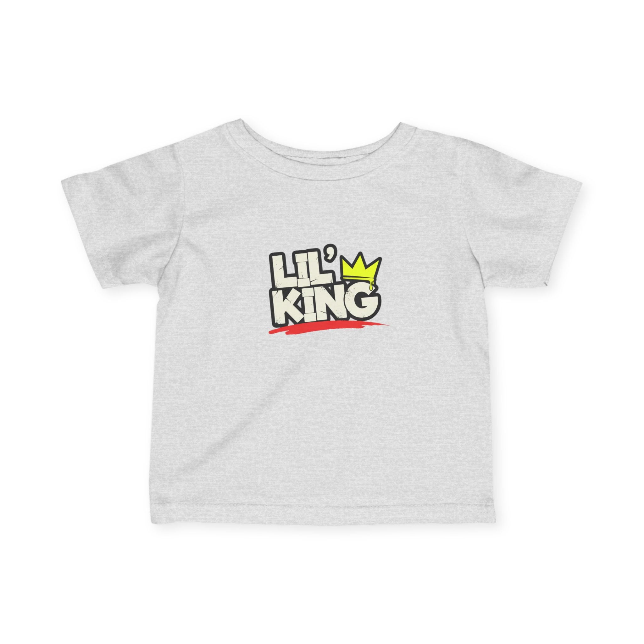 Infant Tee - "Lil' King" Crown Graphic Baby Shirt