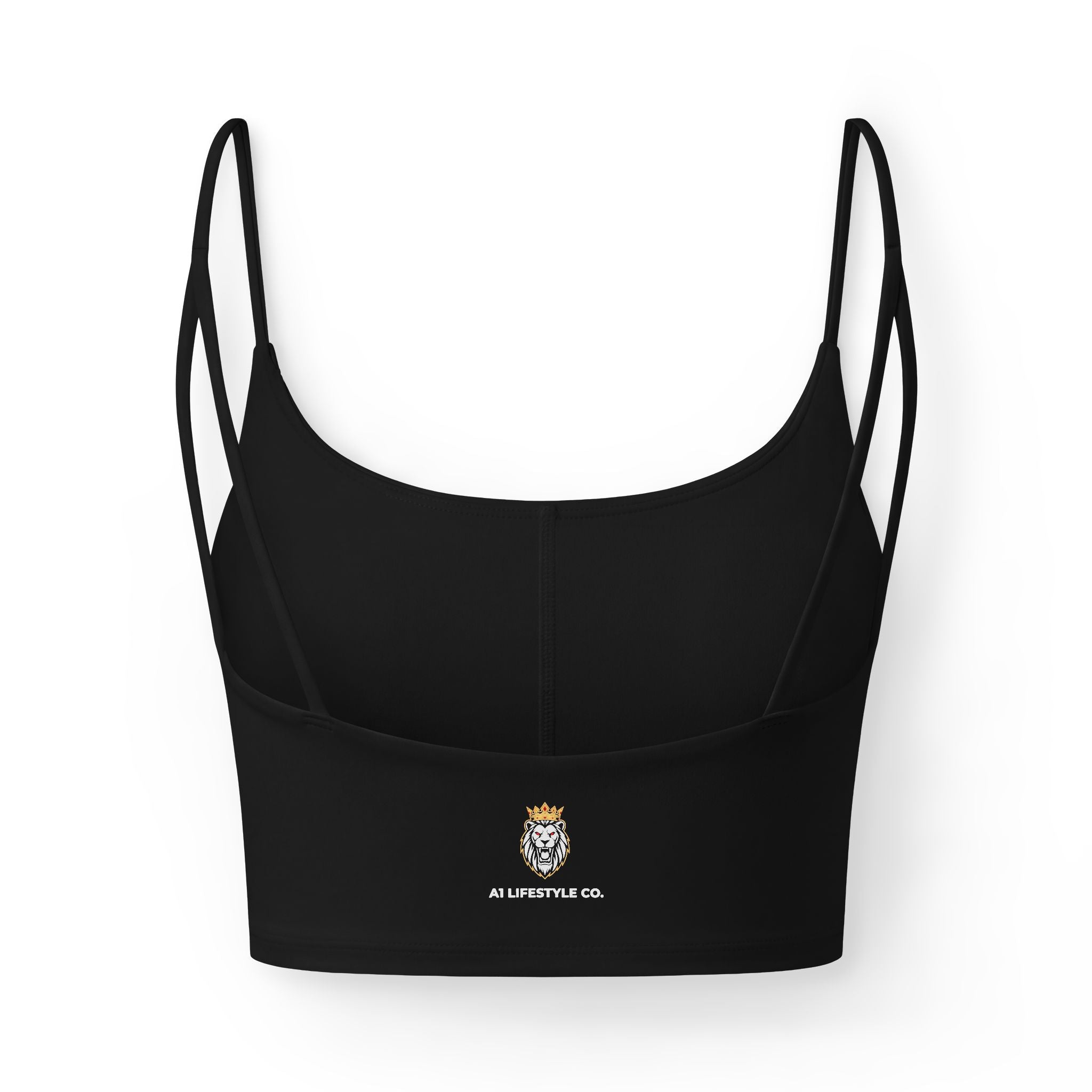 Women's Luxe Bra — A1 LIFESTYLE CO. Black Cropped Sports Bra