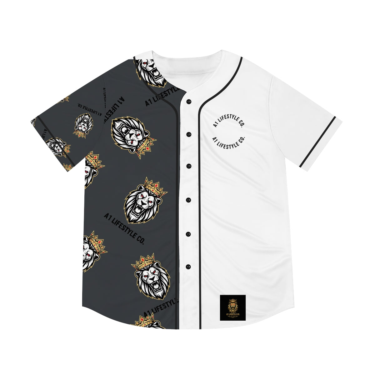 A1 Lifestyle Co. Custom Men's Baseball Jersey