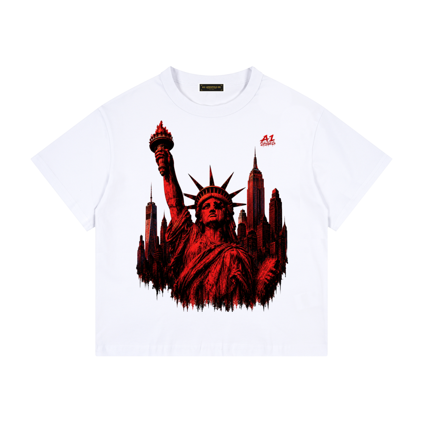 A1 Lifestyle Co. Kid's Loose Fit Drop Shoulder T-Shirt