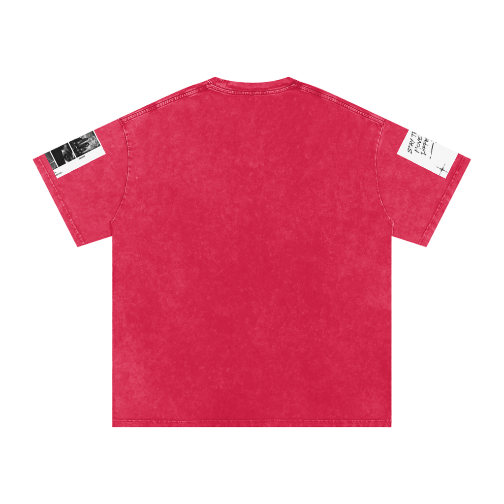 A1 Lifestyle Co. Snow Washed Oversized Cotton T-Shirt