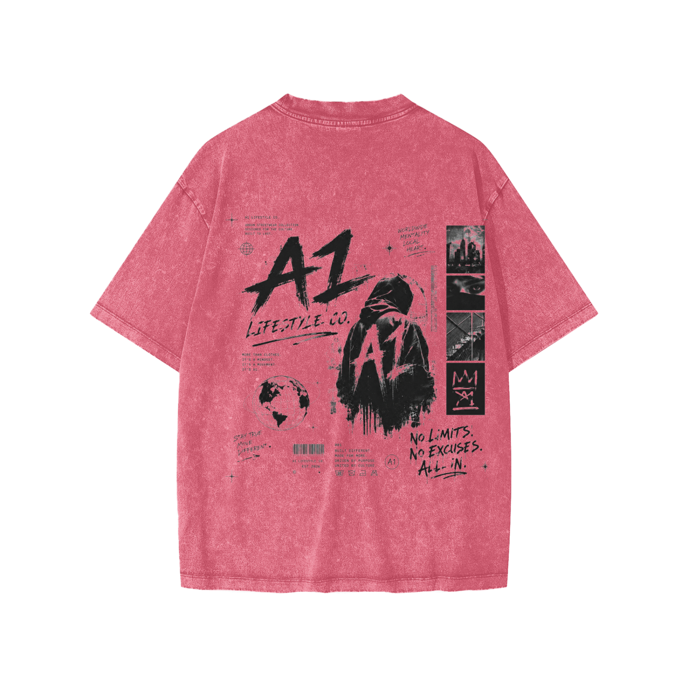 A1 Lifestyle Co. Snow Washed Kids' T-Shirt