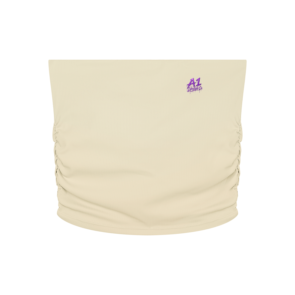 Women’s A1 Lifestyle Co. Ruched Cropped Tube Top
