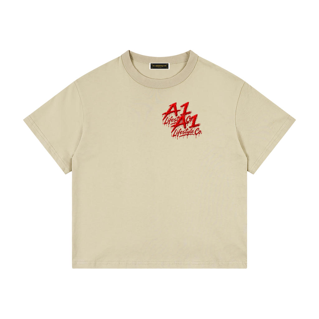 A1 Lifestyle Co. Kid's Loose Fit Drop Shoulder T-Shirt