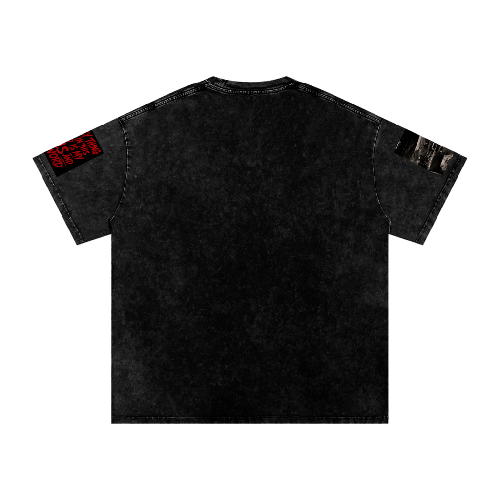 A1 Lifestyle Co. Snow Washed Oversized Cotton T-Shirt
