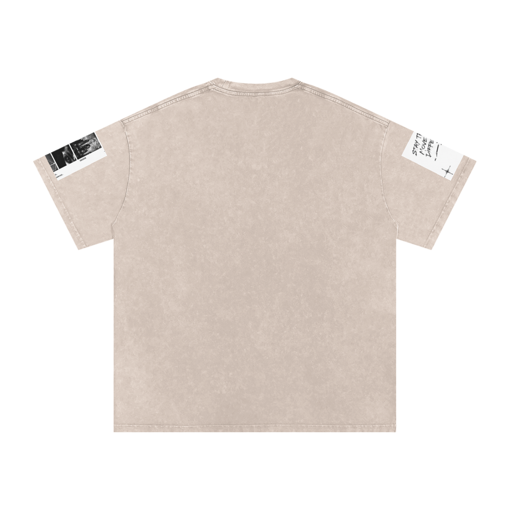 A1 Lifestyle Co. Snow Washed Oversized Cotton T-Shirt